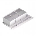 Cube corbeille environnemental rectangulaire K