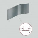 Multi-angle Aluminium Brossé Plinthe PVC Cuisine