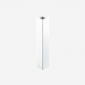 Union Angle 90º Aluminium Blanc Plinthe PVC Cuisine