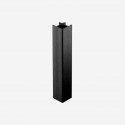 Union Angle 90º Aluminium Noir Plinthe PVC Cuisine