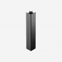 Union Angle 90° Aluminium Anthracite Plinthe PVC Cuisine