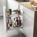 Wine Rack Amovible Chrome Guides Basale Plat