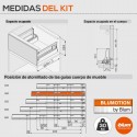 Bloc-tiroir ÉVIER TANDEMBOX KIT SANS BASE