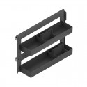 Garde-manger Coulisses Latéraux Acier Flat Anthracite