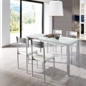 Chaise De Cuisine En Chrome Mat 7953