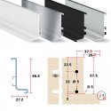 Système de Profilés Plateau Horizontal Gola Anthracite 8006