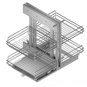 Rack Amovible Articulé pour Coin Aveugle Cuisine