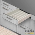 Tiroir Cuisine Porte-Couverts PVC Blanc Europa