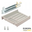 Tiroir Cuisine Porte-Couverts PVC Blanc Europa