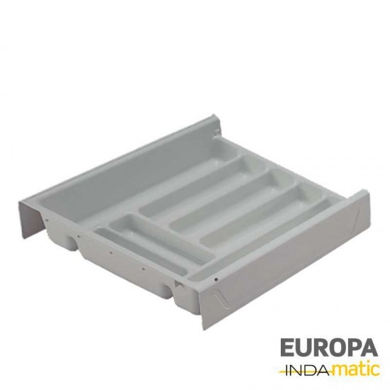 Porte-Couverts PVC Gris pour Tiroir de Cuisine Europe