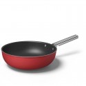 Wok 30 cm Style Années 50 Rouge