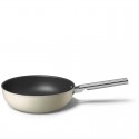 Wok 30 cm Style Années 50 Crème