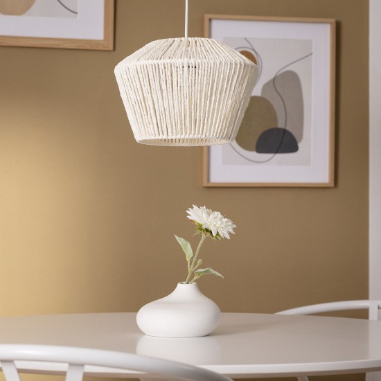 Lampe Suspendue en Papier Tressé Tressé Lebil