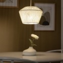 Lampe Suspendue en Papier Tressé Tressé Lebil