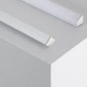 Couvercle circulaire d'angle en Profilé d'aluminium 2m pour bande LED jusqu'à 10 mm