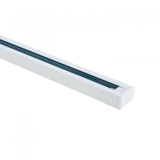 Rail Monophasé en Aluminium UltraPower pour Projecteurs LED 2 Mètres