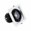 Spot LED Downlight 18W Carré COB 125x125 mm Blanc Chaud