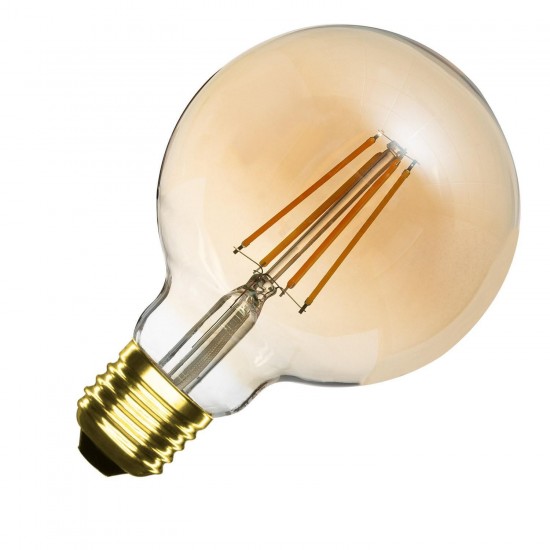 Ampoule à Filament LED E27 6W 600 lm Dimmable G95 Or 2700K