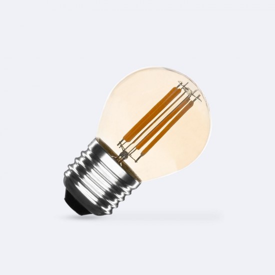 Ampoule à Filament LED E27 4W 400 lm Dimmable G45 Or 2700K