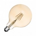 Ampoule à Filament LED E27 6W 600 lm Dimmable G125 Or 2700K