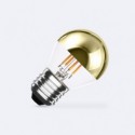 Ampoule à Filament LED E27 4W 400 lm G45 Or Reflect 2200K