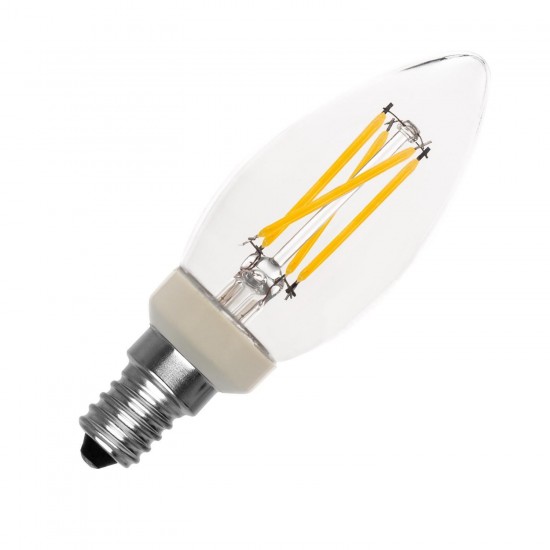 Ampoule à Filament LED E14 3,5 W 250 lm C35 Bougie PHILIPS Dimmable 2700K