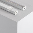 Profilé en Aluminium de Surface avec Couvercle Continu pour Bandes LED