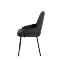 Chaise GWEN gris foncé