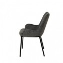 Chaise LARISA gris foncé