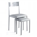 Tabouret de Cuisine Koskin et de Châssis, Chrome Mat 7920