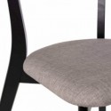 Chaise KEIRA noir gris clair