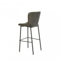 Tabouret haut RILEY gris