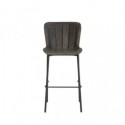 Tabouret haut RILEY gris