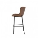 Tabouret haut RILEY marron