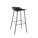 Tabouret haut ALENE noir