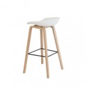 Tabouret haut RONIE blanc