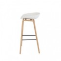 Tabouret haut RONIE blanc