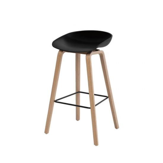 Tabouret haut RONIE noir