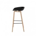 Tabouret haut RONIE noir