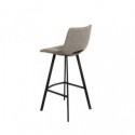 Tabouret haut ASTON taupe