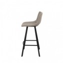 Tabouret haut ASTON taupe