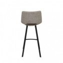 Tabouret haut ASTON taupe