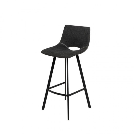 Tabouret haut ASTON gris foncé