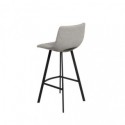 Tabouret haut ASTON gris clair