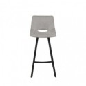 Tabouret haut ASTON gris clair