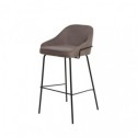 Tabouret haut LOUIS taupe