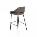 Tabouret haut LOUIS taupe