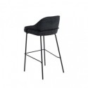 Tabouret haut LOUIS gris foncé