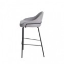 Tabouret haut LOUIS gris clair