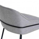 Tabouret haut LOUIS gris clair